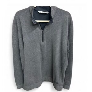 Travis Mathew Quarter Zip Pullover Grey XL